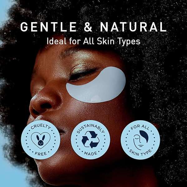 Under Eye Patches for Dark Circles: 30 Pairs Enaskin Naturals Retinol Collagen Eye Gels Mask - Reduce Wrinkles Puffy & Bags - Skin Treatment Pads - Anti Aging Moisturizer For Women (Blue) - Image 7