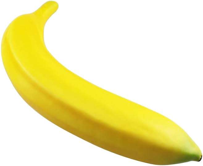 TAODAN 6pcs Fake Banana Artificial Yellow Bananas 7.8" Foam Simulated Simulation Fruit Model Decorative Food Home Party Decor - Image 5