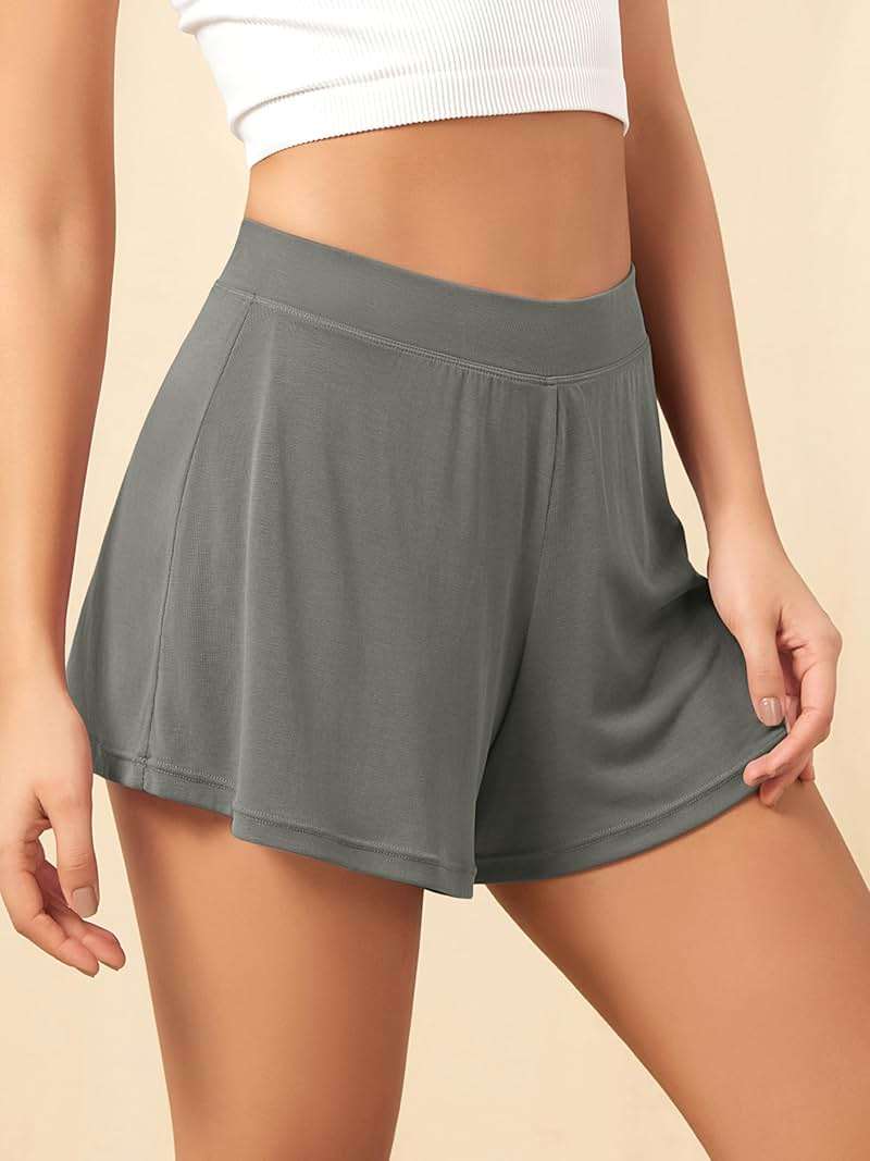 ODODOS 2-Pack Ultra-Soft Modal Lounge Shorts for Women – Lightweight & Breathable Sleepwear, 3" Inseam - Image 3