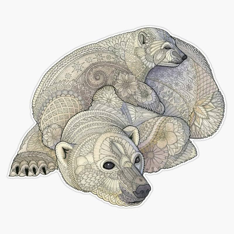 Ursa Major & Minor Sticker Sticker Decal Bumper Sticker Waterproof 5" - Product Image