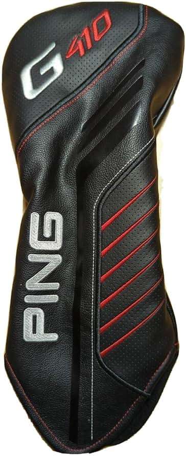 New PING G410 Black Leather Cover Driver Headcover - Image 1