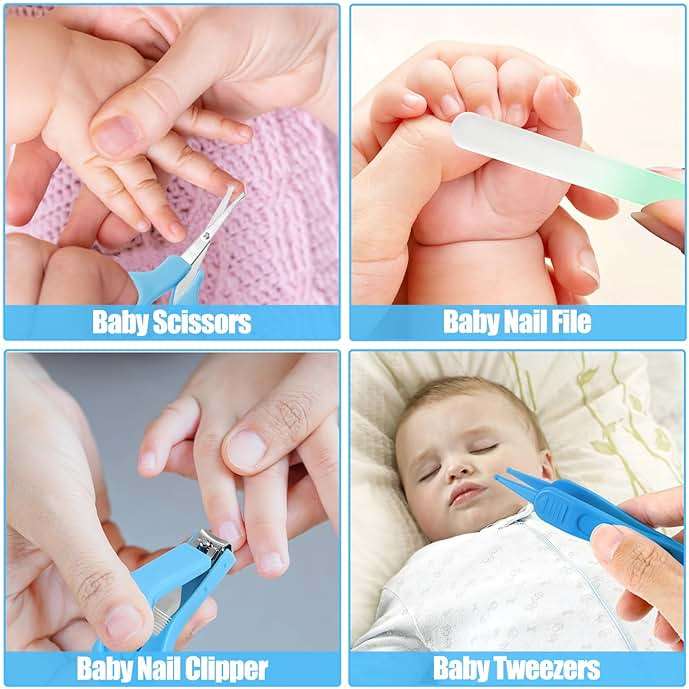 Baby Healthcare and Grooming Kit for Newborn Kids, 24PCS Upgraded Safety Baby Care Kit, Newborn Nursery Health Care Set, Baby Care Products - Image 4