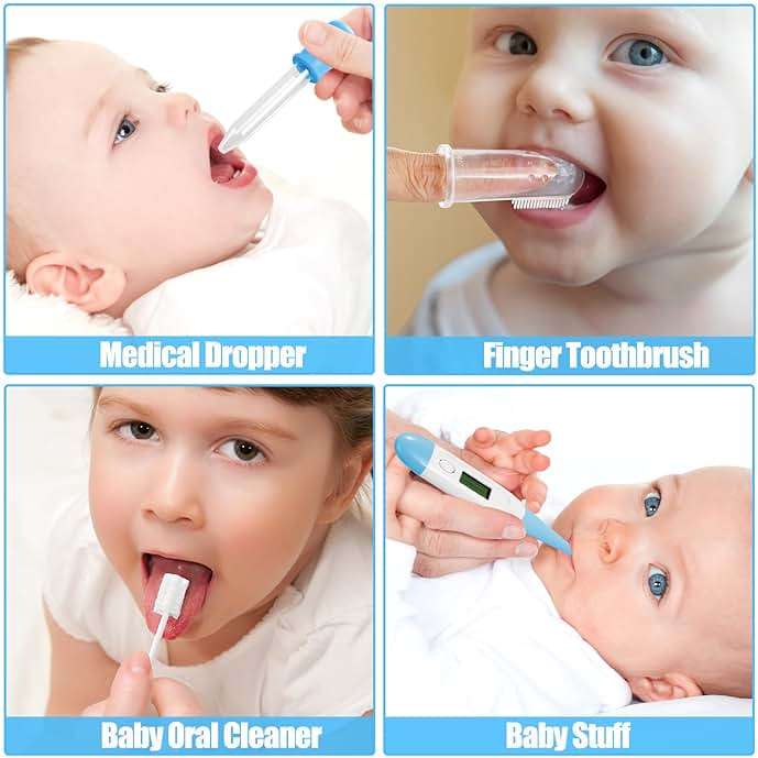 Baby Healthcare and Grooming Kit for Newborn Kids, 24PCS Upgraded Safety Baby Care Kit, Newborn Nursery Health Care Set, Baby Care Products - Image 5