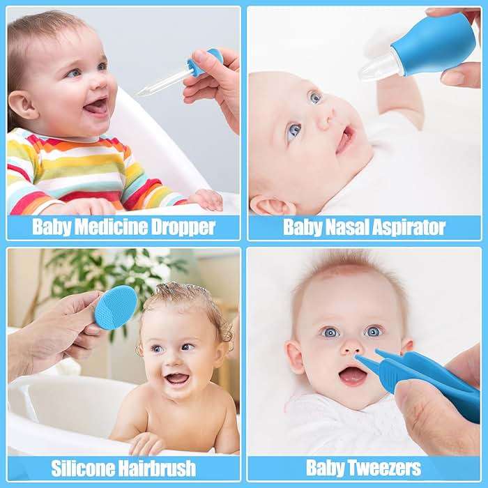 Baby Healthcare and Grooming Kit for Newborn Kids, 24PCS Upgraded Safety Baby Care Kit, Newborn Nursery Health Care Set, Baby Care Products - Image 6