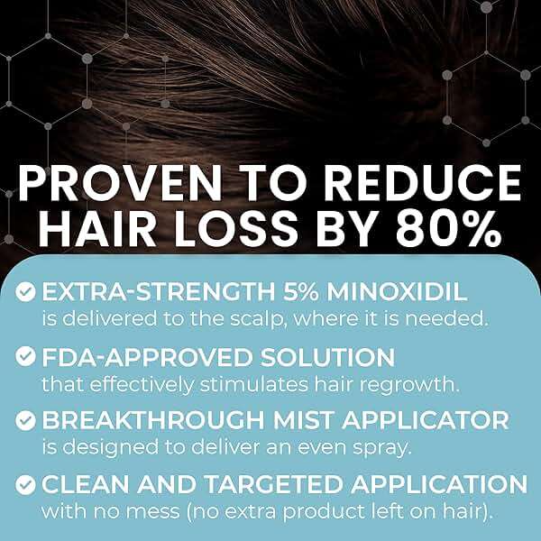 Minoxidil for Men | 5% Minoxidil Hair Regrowth Treatment | Unscented, Clinically Proven for Thinning Hair Regrowth & Follicle Reactivation | Hair Loss Treatments For Men- 60 ml - Image 5