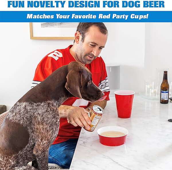 GoSports Party Dog Disposable Red Cup Style Pet Food Bowls for Cats and Dogs - 50 Small Size Bowls - Image 3