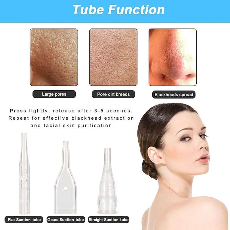 AIMENGXI 3 in 1 Diamond Microdermabrasion Machine, Professional Beauty Facial Care Equipment Microdermabrasion Device with Vacuum Spray Skin Care for Salon Personal Home Use,108a - Image 5