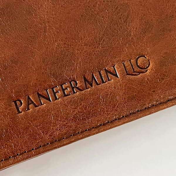 Leather Portfolio for 12.9-inch iPad Pro (2018/2020/2021/2022), Business Tablet Portfolio Case for Men, Personalized Padfolio for Women, Custom Portfolio Folder for A4 Notepad (Brown, Custom) - Image 9