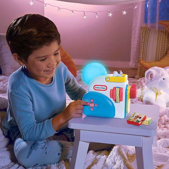 Little Tikes Story Dream Machine Starter Set, Storytime, Books, Little Golden Book, Audio Play, The Poky Little Puppy Character, Nightlight, Toy Gift for Toddlers and Kids Girls Boys Ages 3+ - Image 5
