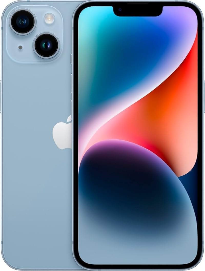 Apple iPhone 14, 128GB, Blue - Unlocked (Renewed) - Product Image