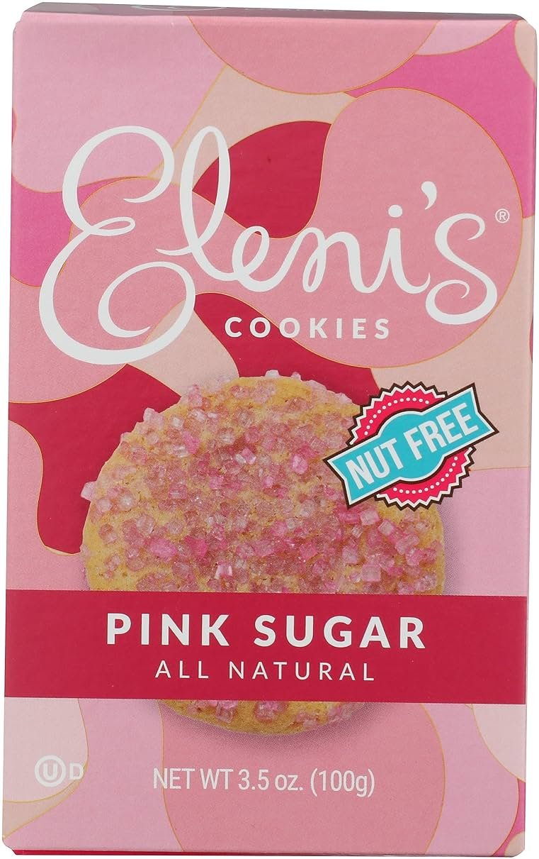 Eleni's New York, Cookie Pink Sugar Crisp, 3.5 Ounce - Product Image