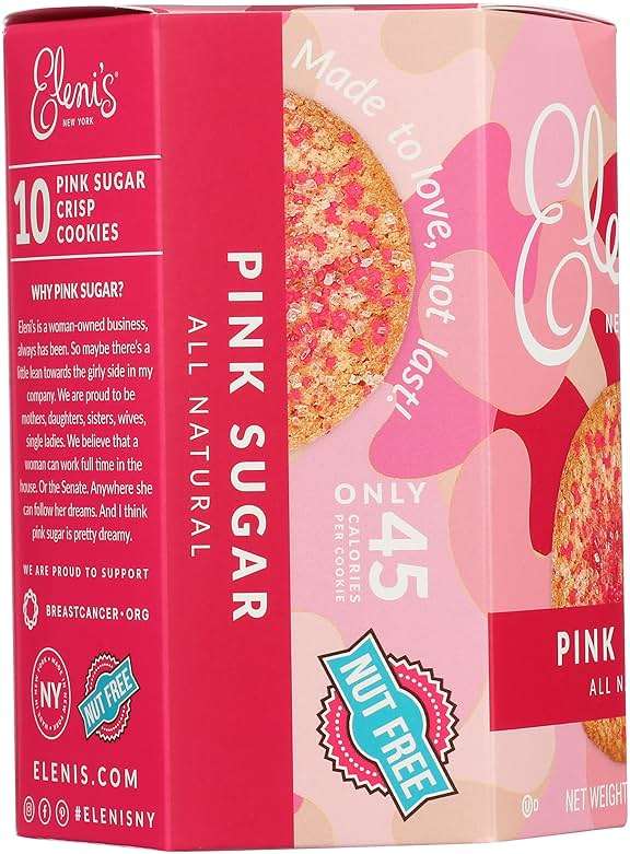 Eleni's New York, Cookie Pink Sugar Crisp, 3.5 Ounce - Image 3