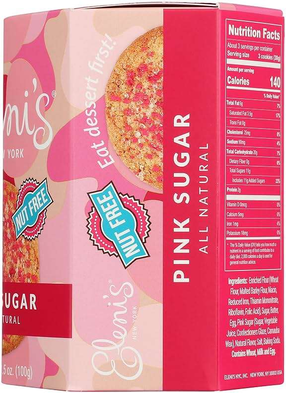 Eleni's New York, Cookie Pink Sugar Crisp, 3.5 Ounce - Image 4