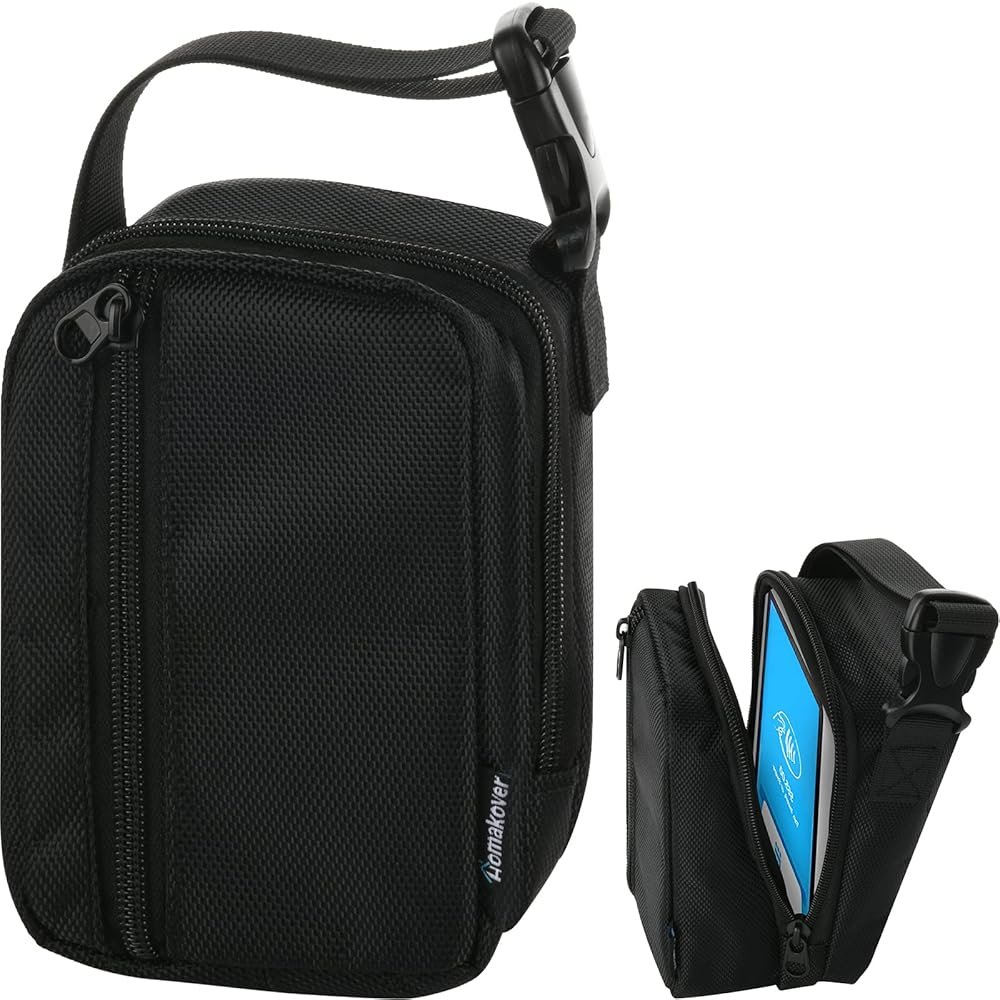 Square Terminal Case, Fits Terminal Power Adapter & Cable, Receipt Paper Rolls and Hub, Square Reader Protector Waterproof Carrying Bag, Adjustable Portable Anti-Scratch Protective Travel Case - Product Image