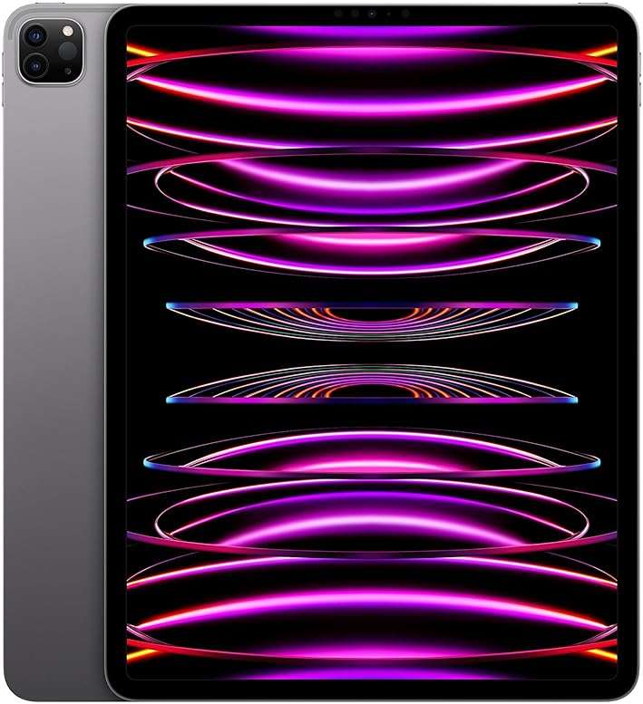 Apple 2022 iPad Pro (12.9-inch, Wi-Fi, 256GB) - Space Gray (Renewed) - Image 1