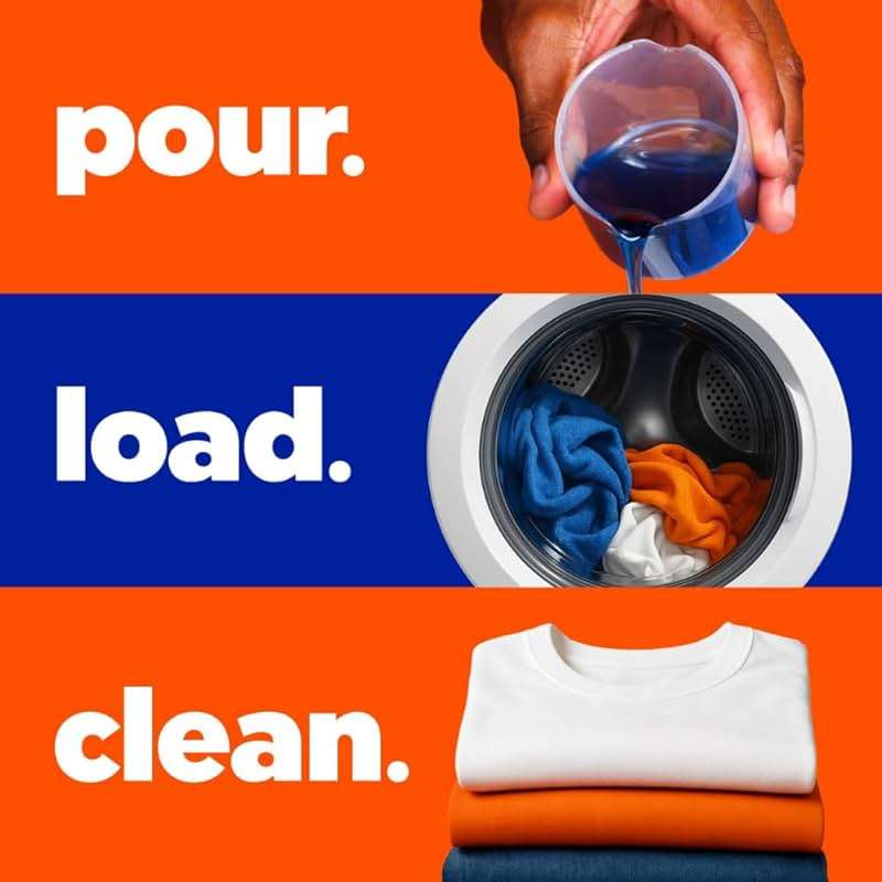 Tide Liquid Laundry Detergent, Original Scent, 125 fl oz, 100 Loads, Boosted Clean Even in Cold Water with Concentrated Washing Soap - Image 10