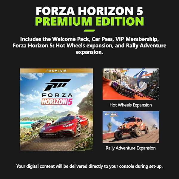 Xbox Series X – Forza Horizon 5 Bundle – Includes Forza Horizon 5 Premium Edition – 1TB SSD Gaming Console – 4K Gaming – 4K Streaming – Carbon Black - Image 3