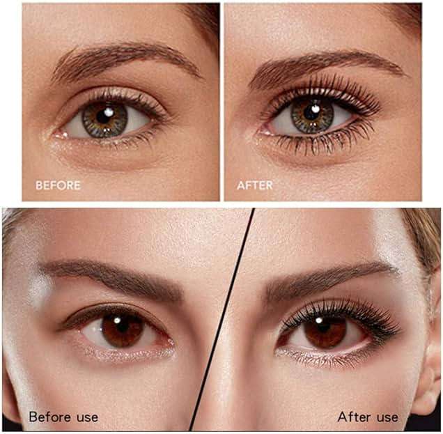 4D Silk Fiber Lash mascara, Waterproof Mascara Black Volume and Length, Natural Lengthening and Thick, Smudge-Proof,No Clumping, Instantly Create The Look of Lash Extensions, All Day Full, 2 Pack - Image 6