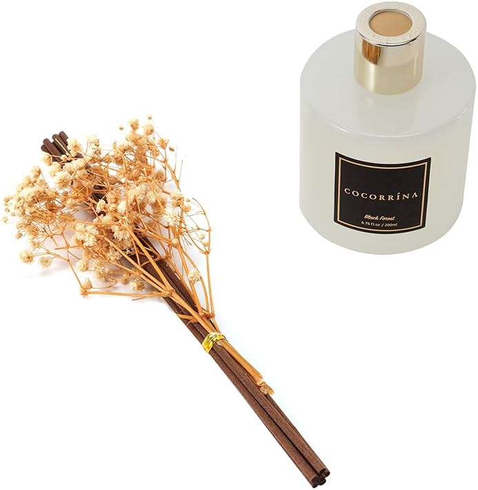 Cocorrína Reed Diffuser Sets, 6.7 fl oz. Black Forest Diffuser with Sticks Home Fragrance Reed Diffuser for Bathroom Shelf Decor - Image 6