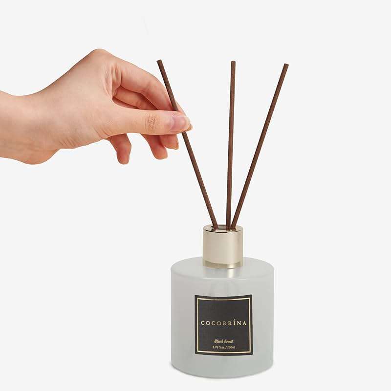 Cocorrína Reed Diffuser Sets, 6.7 fl oz. Black Forest Diffuser with Sticks Home Fragrance Reed Diffuser for Bathroom Shelf Decor - Image 7