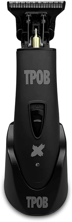 TPOB Ghost X Beard Trimmer Hair Clippers for Men, Professional Hair T-Blade Trimmer Cordless Rechargeable Edgers Clippers Electric Beard Shaver (Ghost X Blackout) - Product Image
