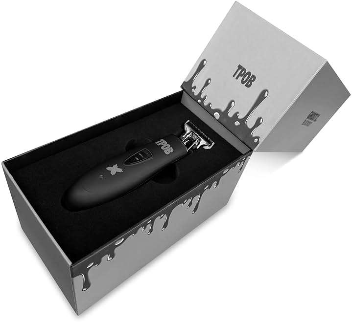 TPOB Ghost X Beard Trimmer Hair Clippers for Men, Professional Hair T-Blade Trimmer Cordless Rechargeable Edgers Clippers Electric Beard Shaver (Ghost X Blackout) - Image 3