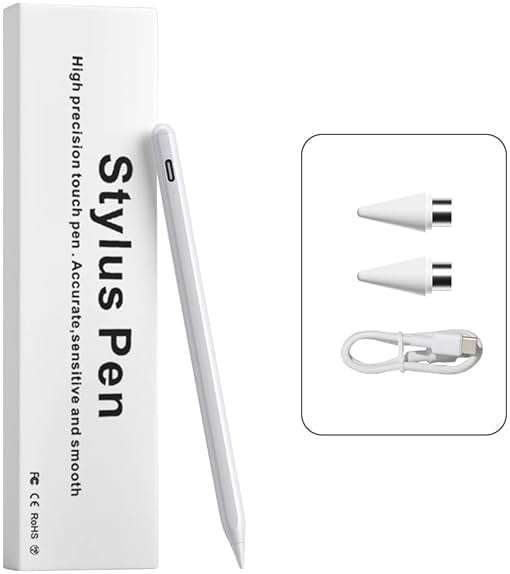 EFAITHFIX Stylus Pen for Touch Screens with Magnetic Design Rechargeable Universal Active Stylus Pen Compatible with iOS/Android/Tablet/Phones/iPad pro/Mini/Air Digital Pencil for Writing and Drawing - Image 8