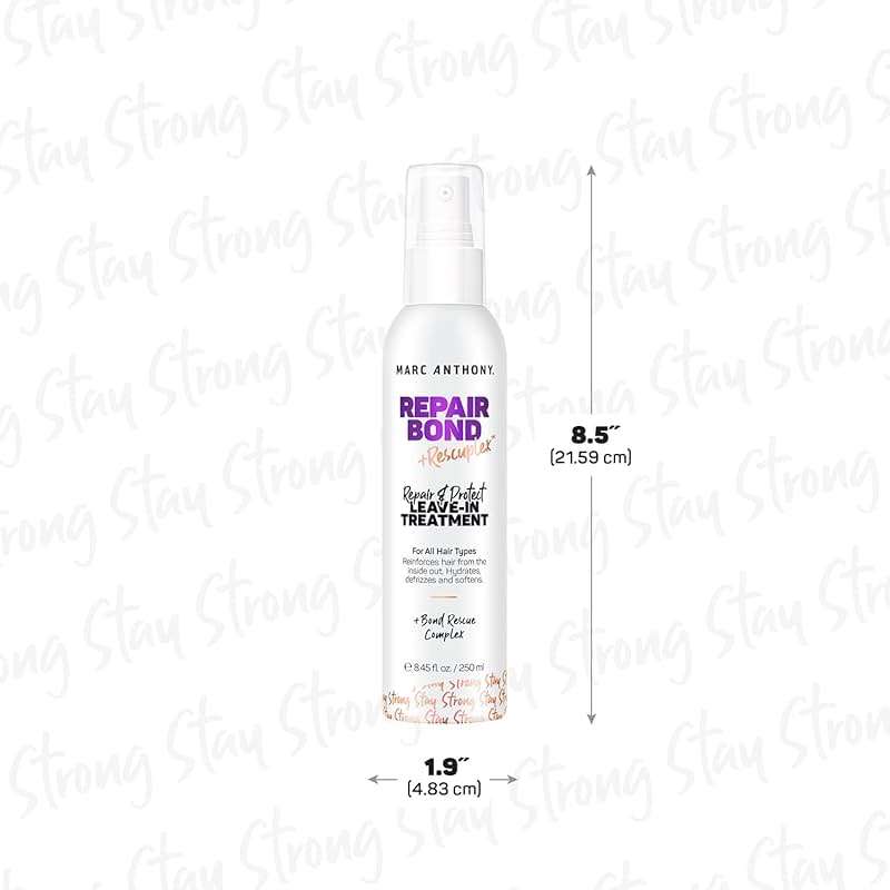 Marc Anthony Bond Repair Leave In Hair Conditioner Treatment for Dry & Damaged Hair, Repair Bond - Treatment & Deep Conditioning Moisturizer Reduces Breakage & Flyaways - Fights & Reduces Frizz - Image 2