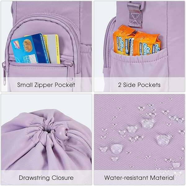 sportsnew Water Bottle Holder 40oz Crossbody Insulated Cup Sleeve Water Bottle Carrier Sling Bag with Phone Pocket, Walking - Image 4