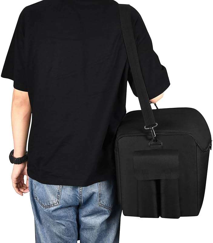 Hzycwgone Carrying Travel Case for JBL Partybox Encore Case Protective Speaker Storage Bag Compatible with JBL Partybox Encore Essential Portable Party Speaker Cover w/Shoulder Strap (Black) - Image 7