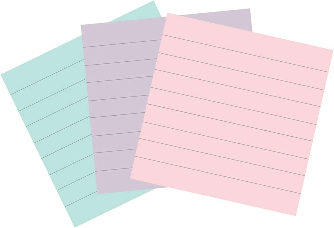 Post-it 100% Recycled Paper Super Sticky Notes, 4 in. x 4 in., 3 Pads, 70 Sheets per Pad, Wanderlust Pastels, Back to School Supplies and Office Products - Image 10