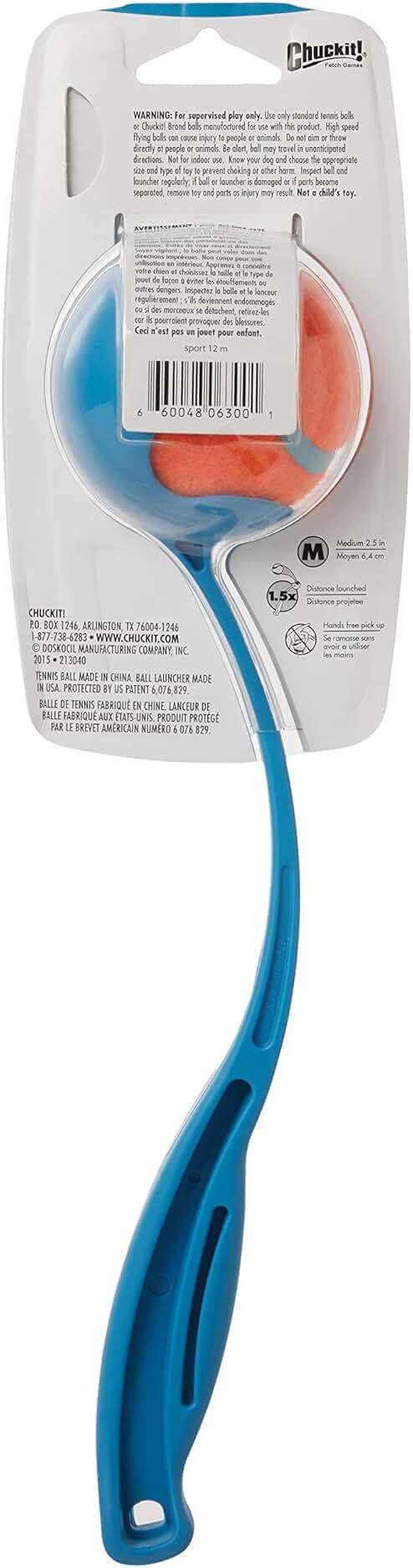 Chuckit! Sport 12M Dog Ball Launcher and Ultra Squeaker Ball (2 Pack) - Image 3