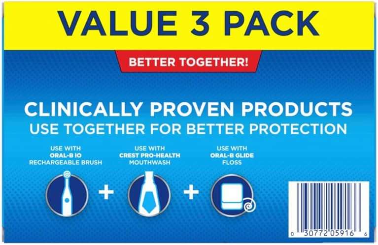 Crest Base Pro-Health Whitening Toothpaste (4.3oz) Triple Pack, Teeth Whitening - Image 9