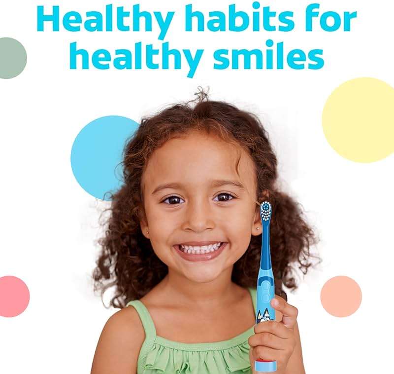 Colgate Kids Toothpaste with Fluoride, Anticavity & Cavity Protection Toothpaste, for Ages 2+, Bluey, Mild Bubble Fruit Flavor, 4.6 Ounce - Image 4