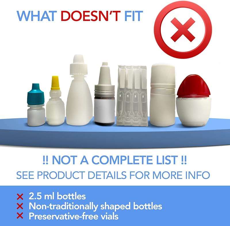 GentleDrop Eye Drop Guide | Reusable Silicone Aid to Help Aim Most Eyedrop Bottles | Bottle Holder Accessory Tool Assists Adults Elderly | Dispenser Invented by Doctors - Image 3