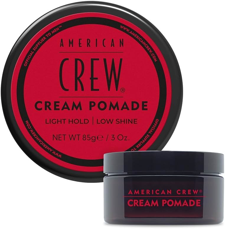 American Crew Men's Hair Cream Pomade, Like Styling Gel with Light Hold & Low Shine, 3 oz - Product Image