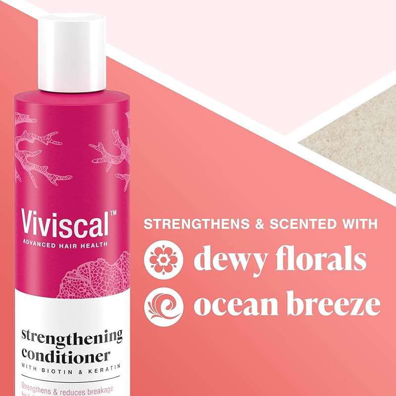 Viviscal Hair Strengthening Conditioner – Strengthens and Reduces Breakage for Fuller, Healthier Hair – With Biotin, Keratin and Marine Extracts – 8.45 Fl Oz - Image 5