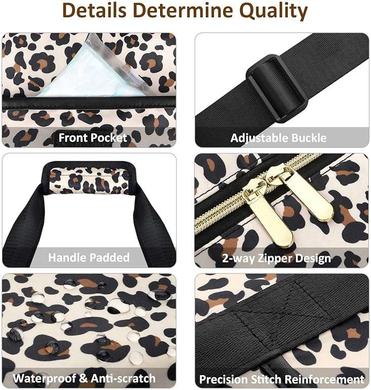 Expandable Travel Duffle Bags Weekender Overnight Bags for Women Men Hospital Bag for Women Labor Delivery with Toiletry Bag Waterproof - Image 4