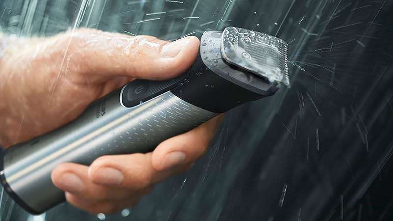 Norelco Philips Multigroom 7000 Series, All-in-One Trimmer, Beard Trimmer and Hair Clipper, 19-Piece Men's Grooming Kit for Beard, Head, Hair, Body, and Face, Soft Pouch, MG7910/49 - Image 11