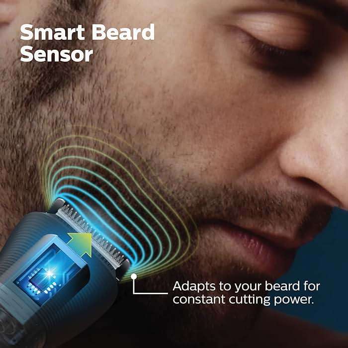 Norelco Philips Multigroom 7000 Series, All-in-One Trimmer, Beard Trimmer and Hair Clipper, 19-Piece Men's Grooming Kit for Beard, Head, Hair, Body, and Face, Soft Pouch, MG7910/49 - Image 9