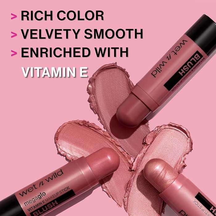 wet n wild MegaGlo Makeup Stick, Buildable Color, Versatile Use, Cruelty-Free & Vegan - Dusty Pink - Image 2