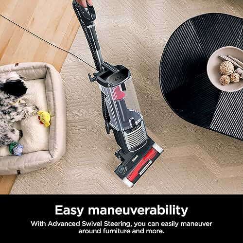 Shark ZU102 Rotator Pet Upright Vacuum with PowerFins HairPro & Odor Neutralizer Technology, Charcoal, 2.9 L Dust Cup - Image 8
