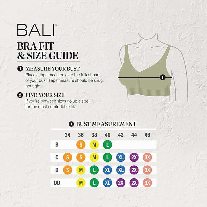 Bali Women's Wireless Bras for Women - Comfort Revolution Wireless Bra - Adjustable & Supportive - Plus Size Women - Image 6