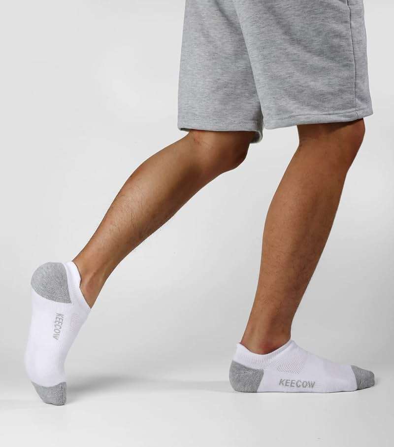 KEECOW Performance Comfort No Show Ankle Cushioned Socks for Men & Women, Athletic, Tab, Short, Running, Outdoor - Image 5