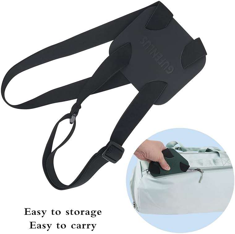 Luggage Bungee Luggage Straps for suitcases,Bag Bungee for Luggage,Adjustable Size Luggage Straps and Elastic Travel Accessories- 2 Pack (Black-2) - Image 2