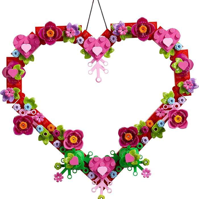 LEGO Heart Ornament Building Toy Set - Fun Arts and Crafts Idea for Girls and Boys, Ages 9+ - Display on The Wall as Home Decoration - Gifts for Kids - 40638 - Image 6
