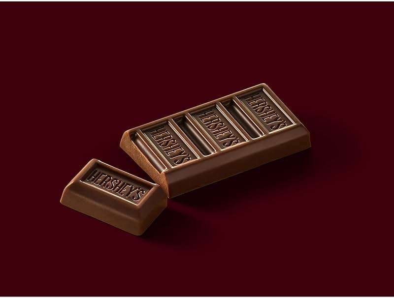 HERSHEY'S Milk Chocolate Snack Size, Candy Bars, 11.25 oz (25 Pieces) - Image 4
