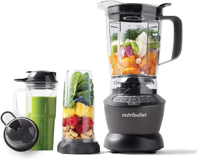 nutribullet Full-Size Blender Combo 1200W – NBF50500 - Dark Gray - Image 1