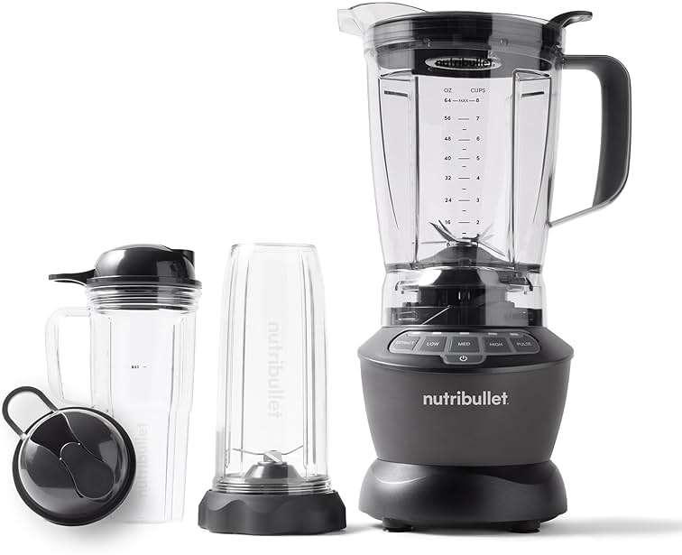 nutribullet Full-Size Blender Combo 1200W – NBF50500 - Dark Gray - Image 3