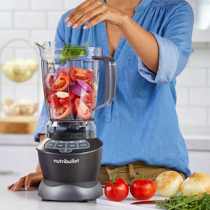 nutribullet Full-Size Blender Combo 1200W – NBF50500 - Dark Gray - Image 9